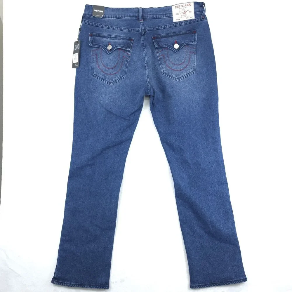TRUE RELIGION RICKY FLAP Straight Rustic Barn Wash Mens Size 36x34(36x32) NWT